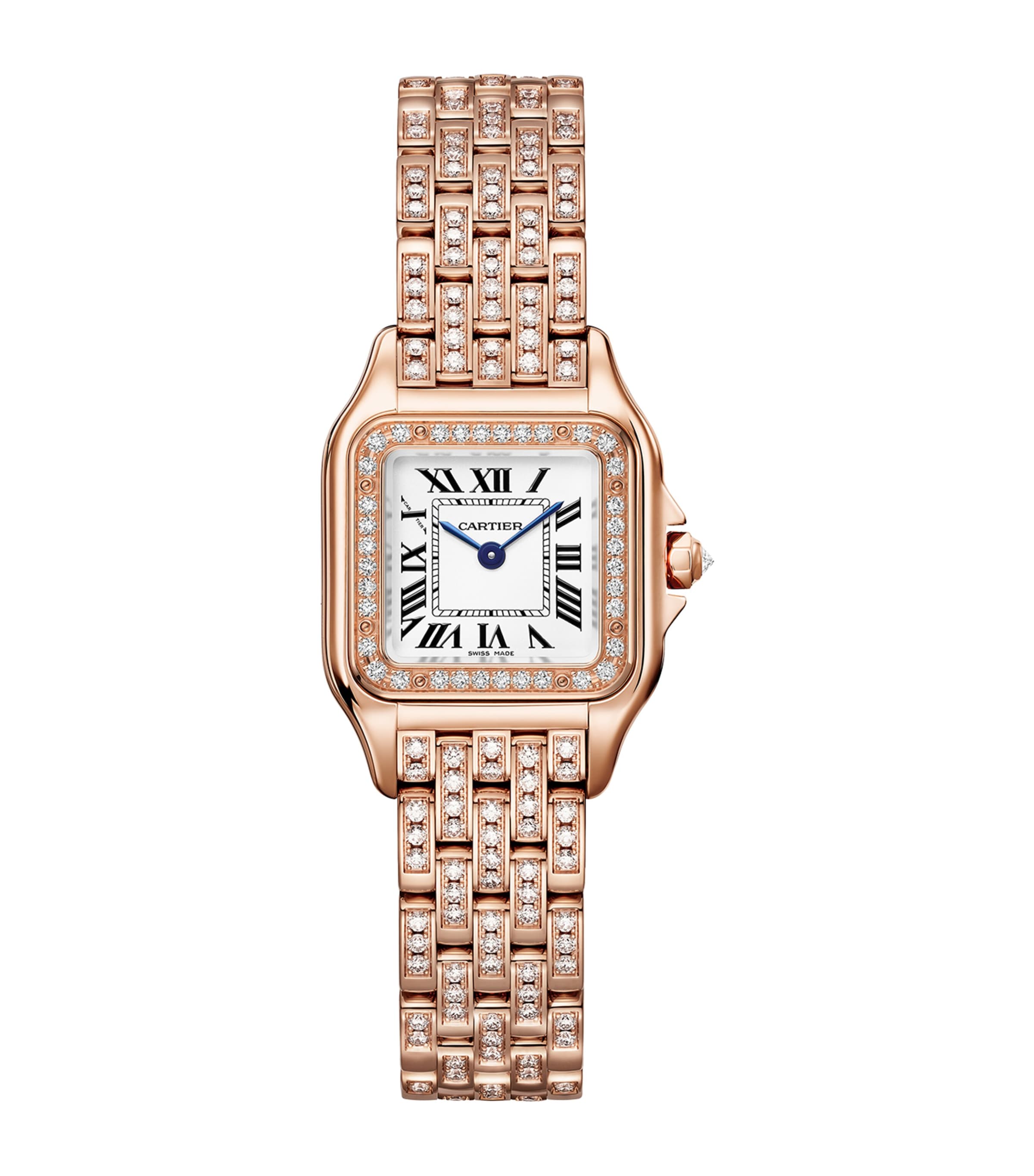 Rose Gold and Diamond Panthère De Cartier Watch 22mm