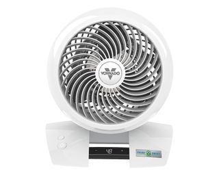 Small white fan on white background