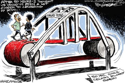 Editorial cartoon U.S. civil rights