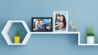 Aeezo Digital Photo Frames on shelf