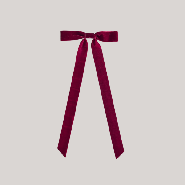 Pottery Barn Red Velvet Bow
