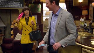 Leyla interrupts Bernice and Liam in Emmerdale