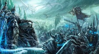 Artwork of WoW's Lich King