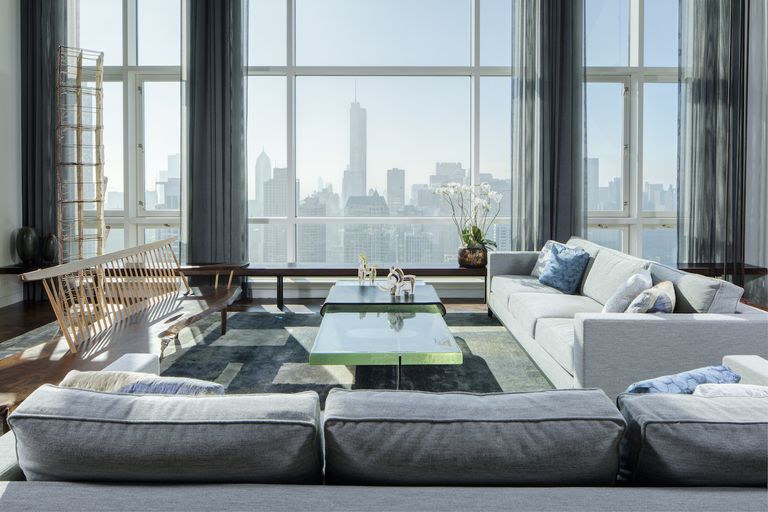 This industrial-inspired penthouse loft boasts chic interiors and ... - Penthouse In Industrial Loft Building With Mezzanine