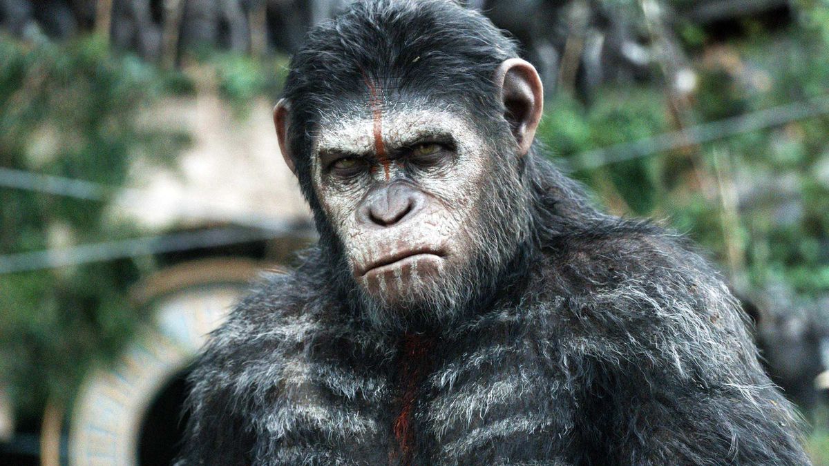 Andy Serkis as Caesar in Dawn of the Planet of the Apes