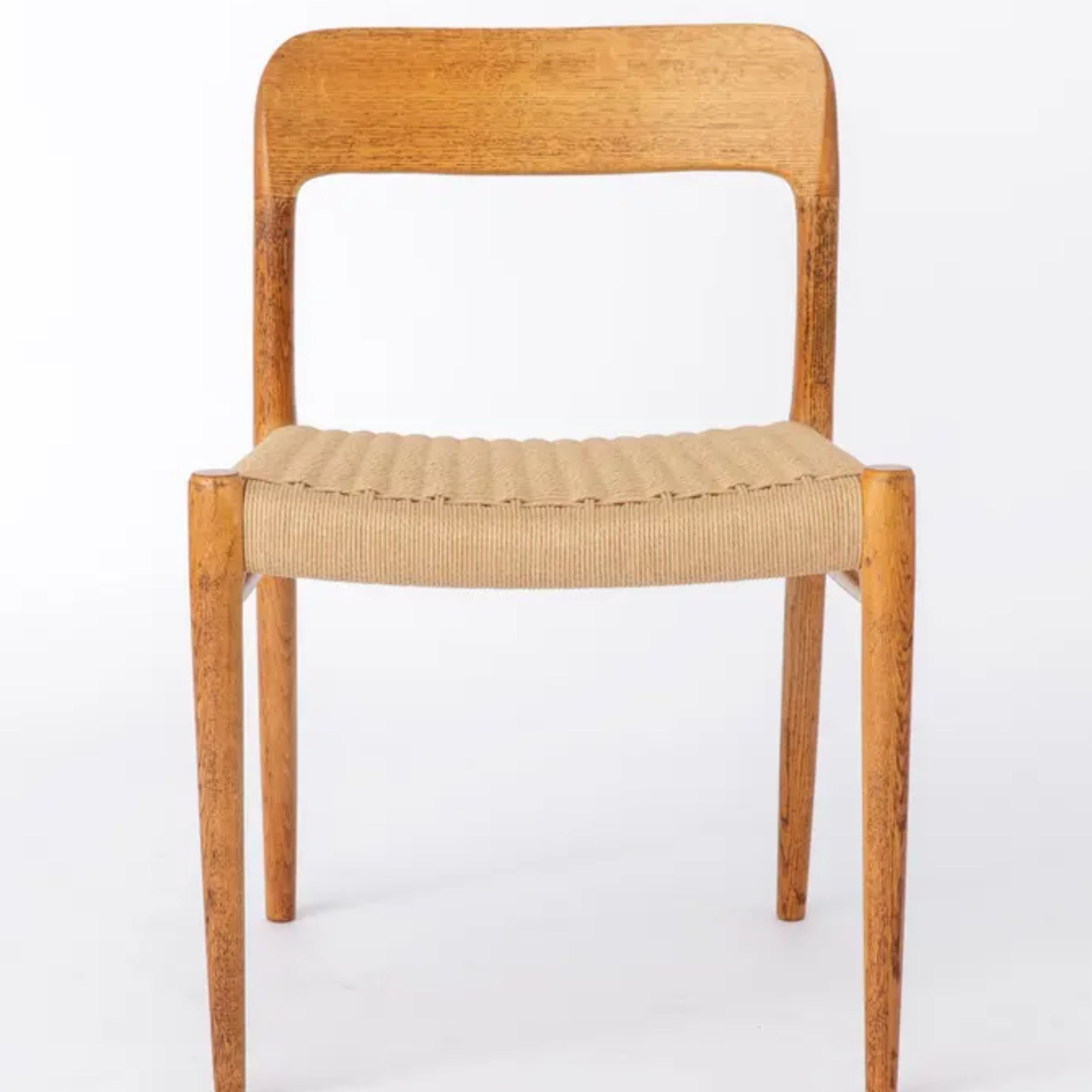 Otto M&amp;oslash;ller Model 75 Oak Dining Chair
