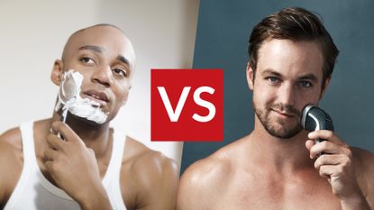 Electric shaver vs manual shave