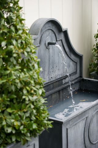 mediterranean gardens: water feature from A place in the garden