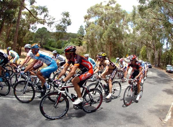 Alejandro Valverde (Caisse d'Epargne) rides in the bunch on stage three