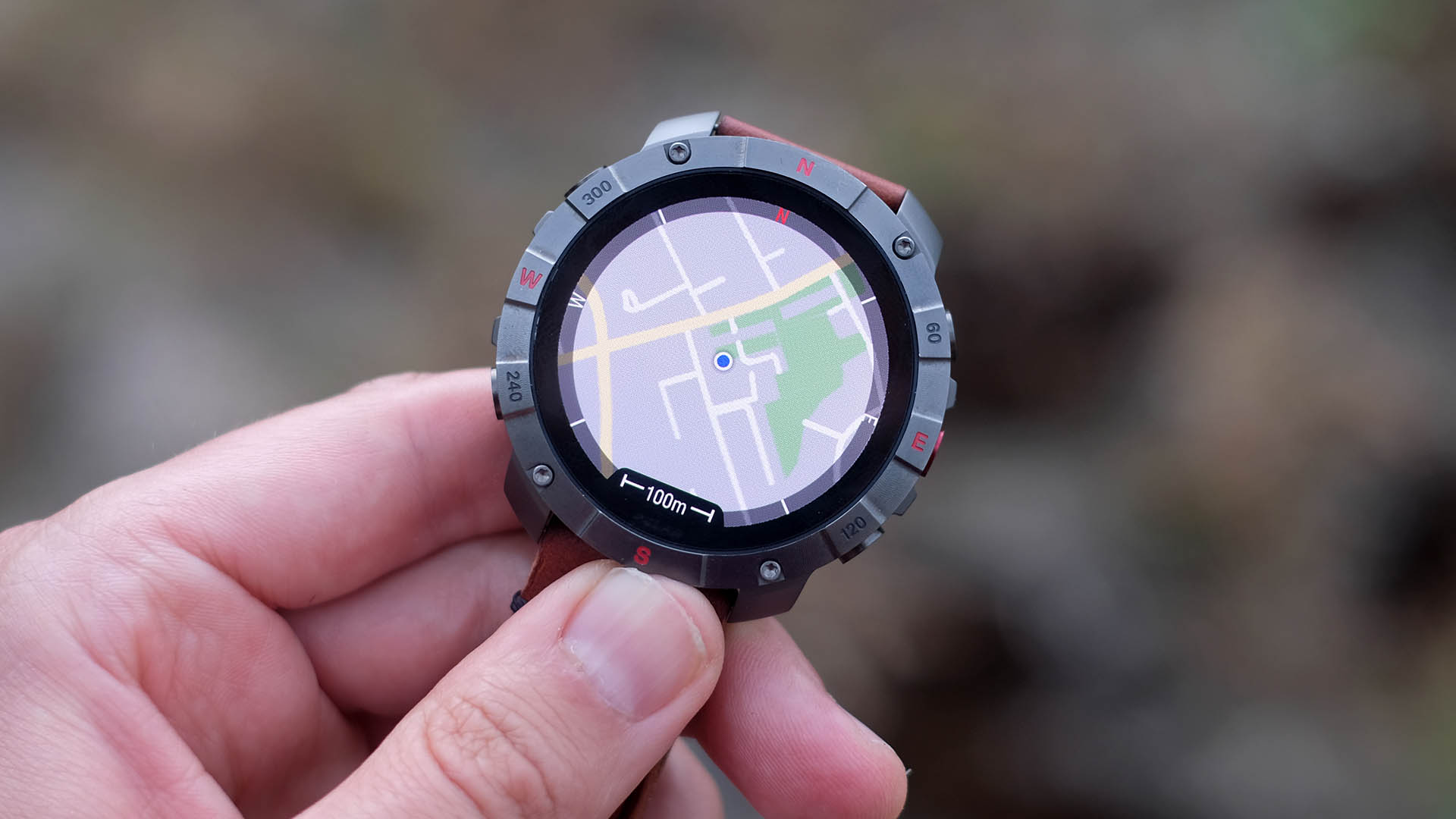 Polar Grit X2 Pro Titan, o vedere a ecranului GPS