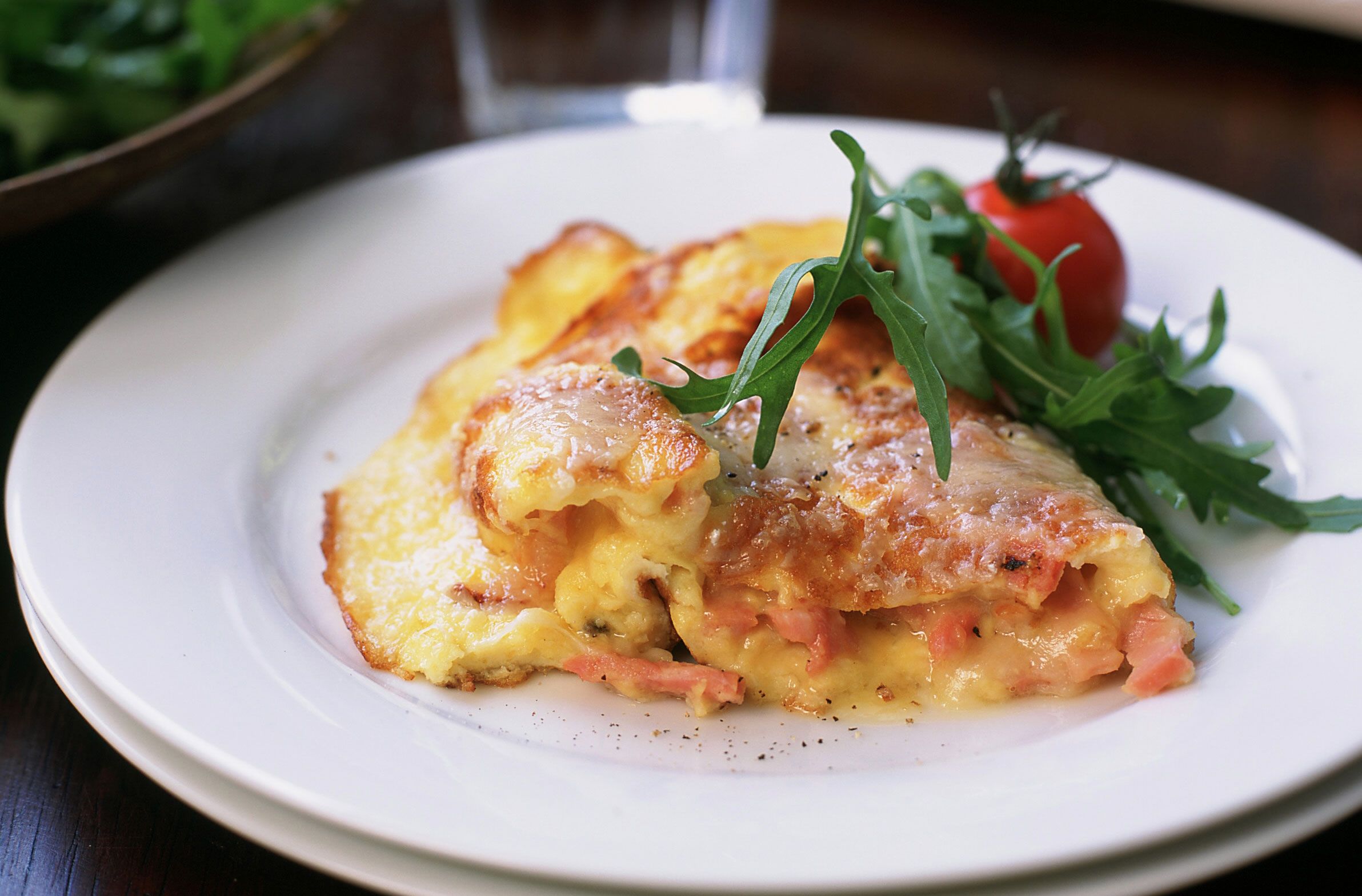 Cheese and ham omelette recipe
