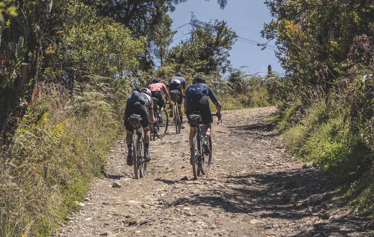 Rough gravel roads at Transcordilleras