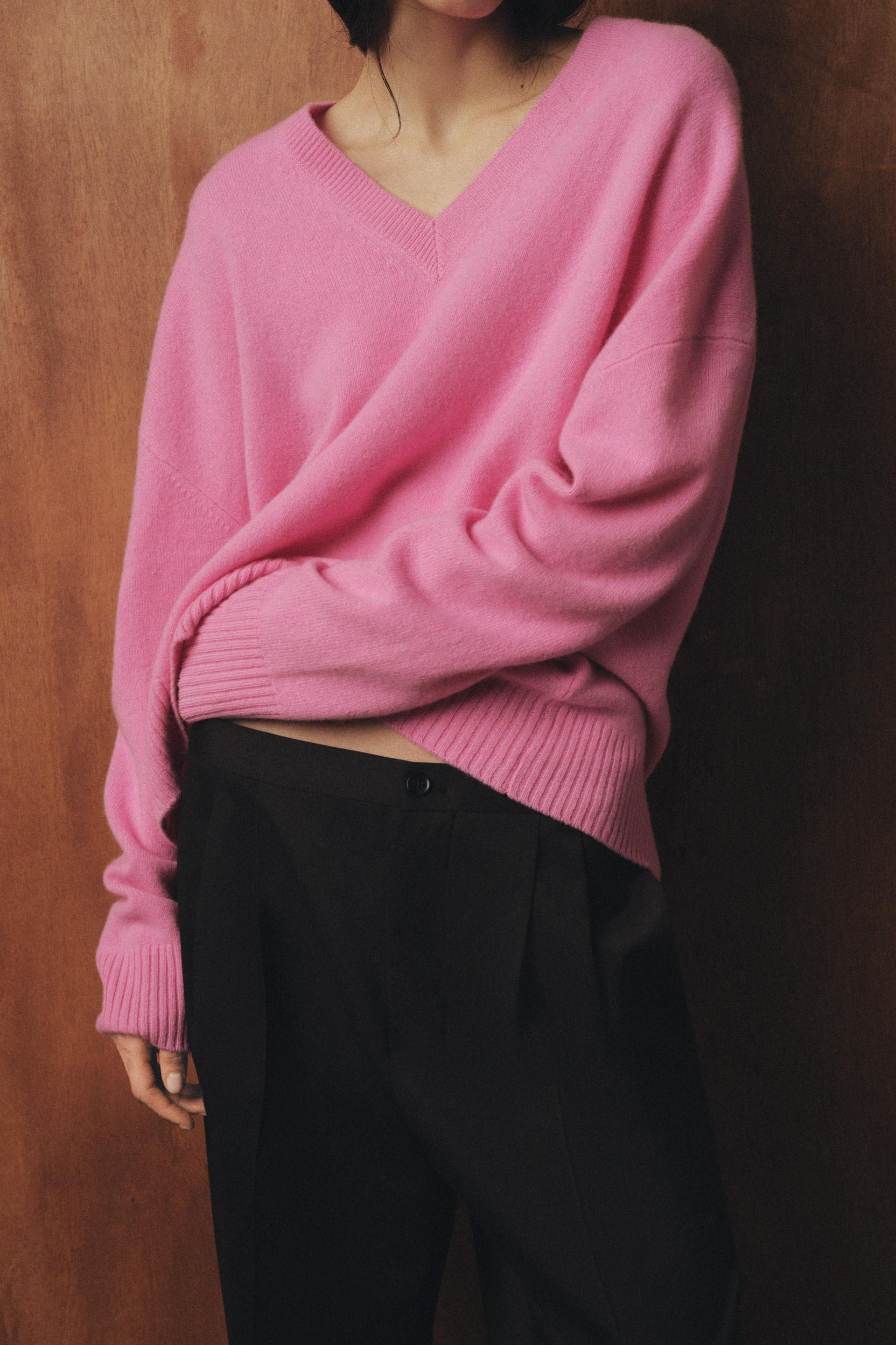 ZARA, Oversized 100% Wool Jumper