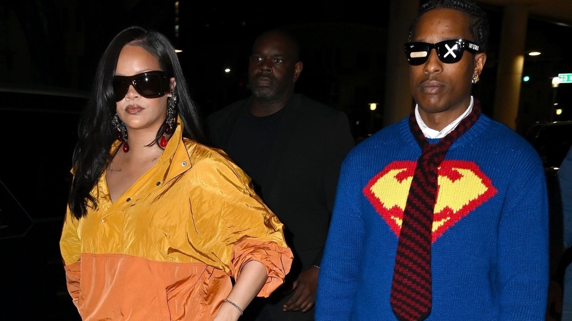 Rihanna was spotted with A$AP Rocky at Art Basel in a Saint Laurent Spring 2026 windbreaker, while A$AP wore fresh-off-the-runway Chanel