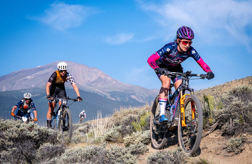 Cecile Lejeune and otherh elite women among Life Time Grand Prix compete at 2025 Leadville Trail 100 MTB