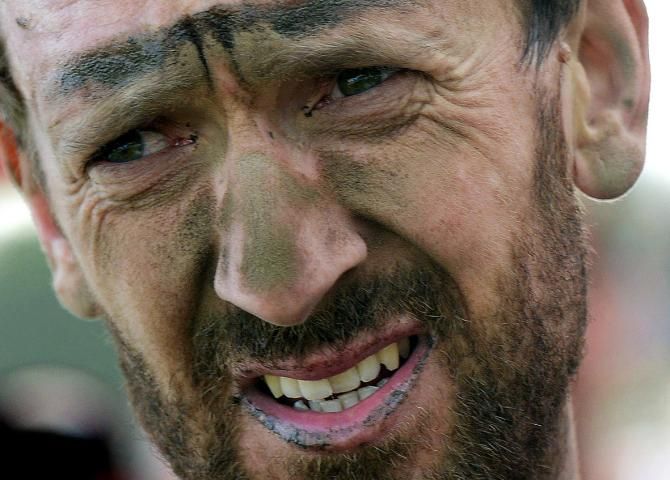 Bradley Wiggins' face says it all after Paris-Roubaix