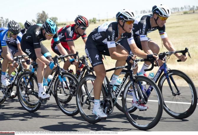 Tom Boonen and Matteo Trentin (Omega Pharma-Quick Step)