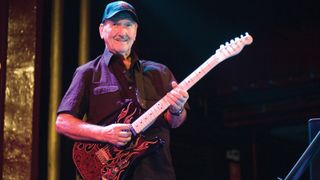 James Burton performing at Sala Apolo, Barcelona, September 22, 2012.