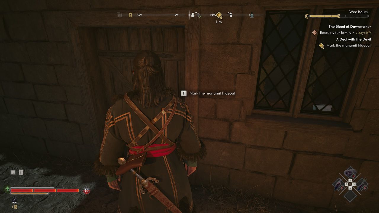 Blood of Dawnwalker endings - Marking the hideout