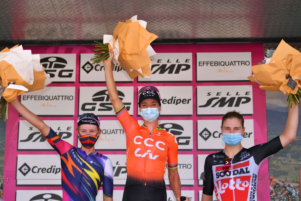 Marianne Vos at stage 6 of the Giro Rosa
