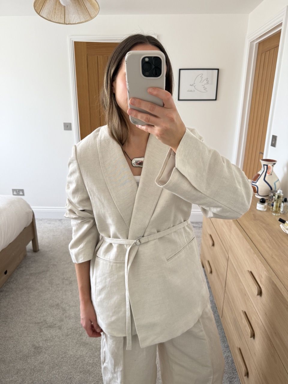 Emily Dawes wears H&amp;M linen