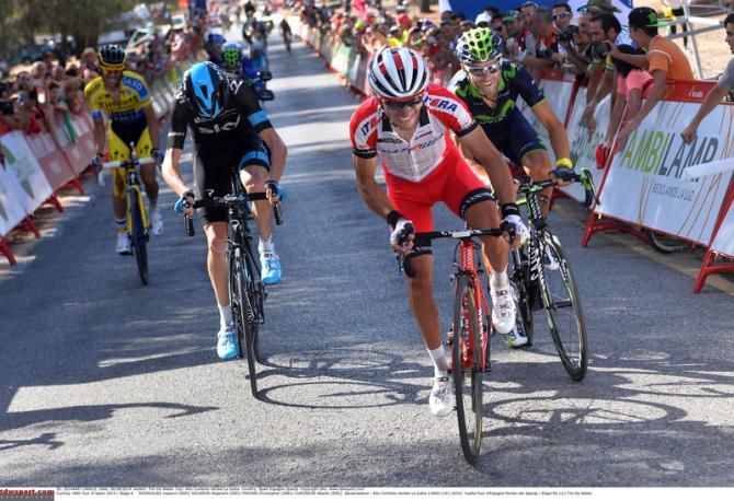 Joaquim Rodr&iacute;guez (Katusha) set off the fireworks with 700m to go