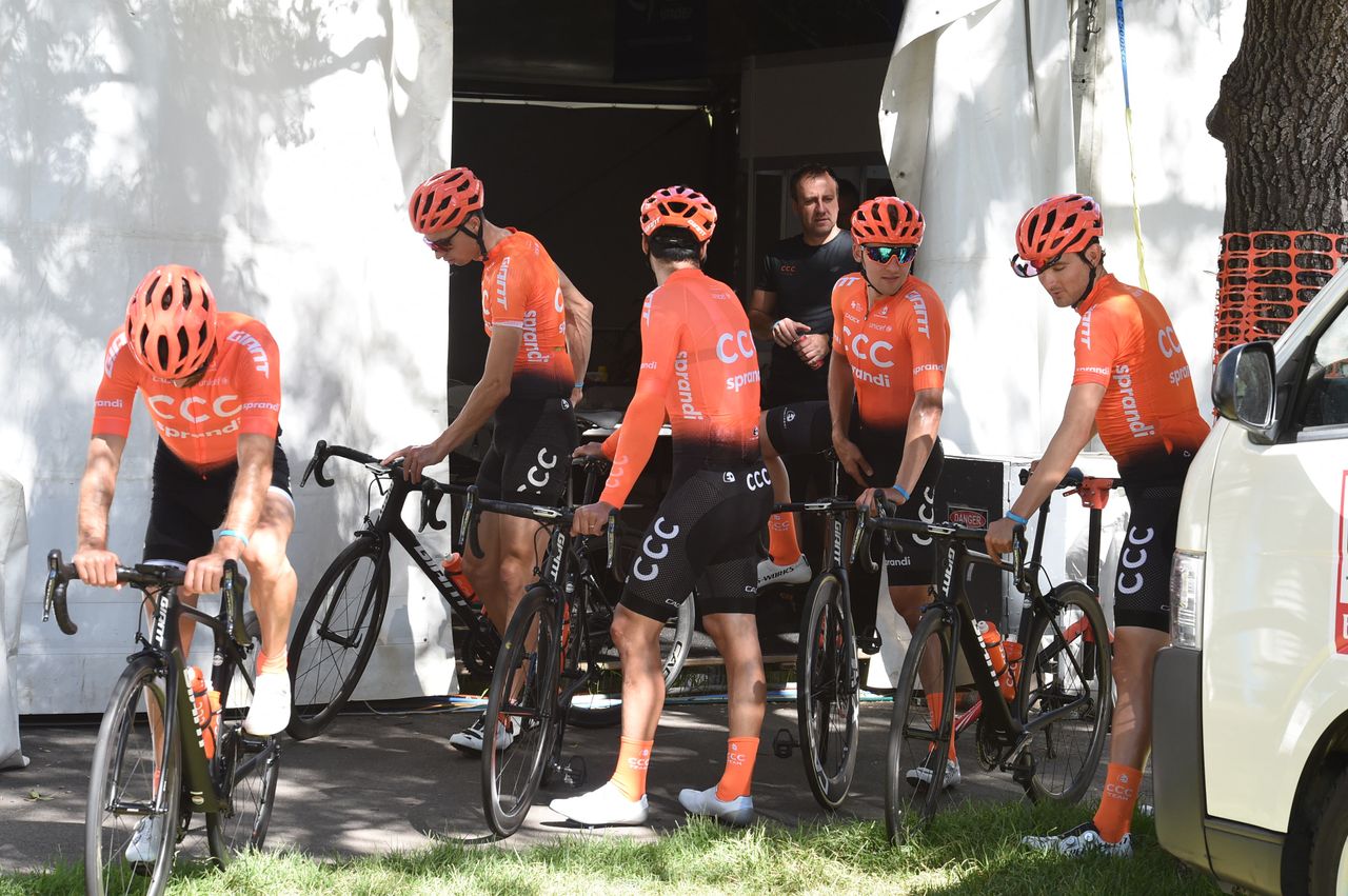 CCC Team preparing for a ridee