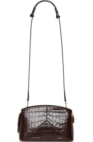 The Victoria Croc Embossed Crossbody Bag