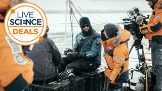 Image of Will Smith in his Disney+ Pole to Pole show with Live Science deals logo overlay