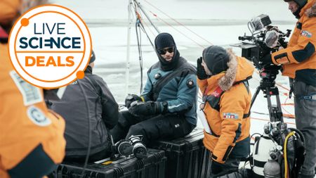 Image of Will Smith in his Disney+ Pole to Pole show with Live Science deals logo overlay