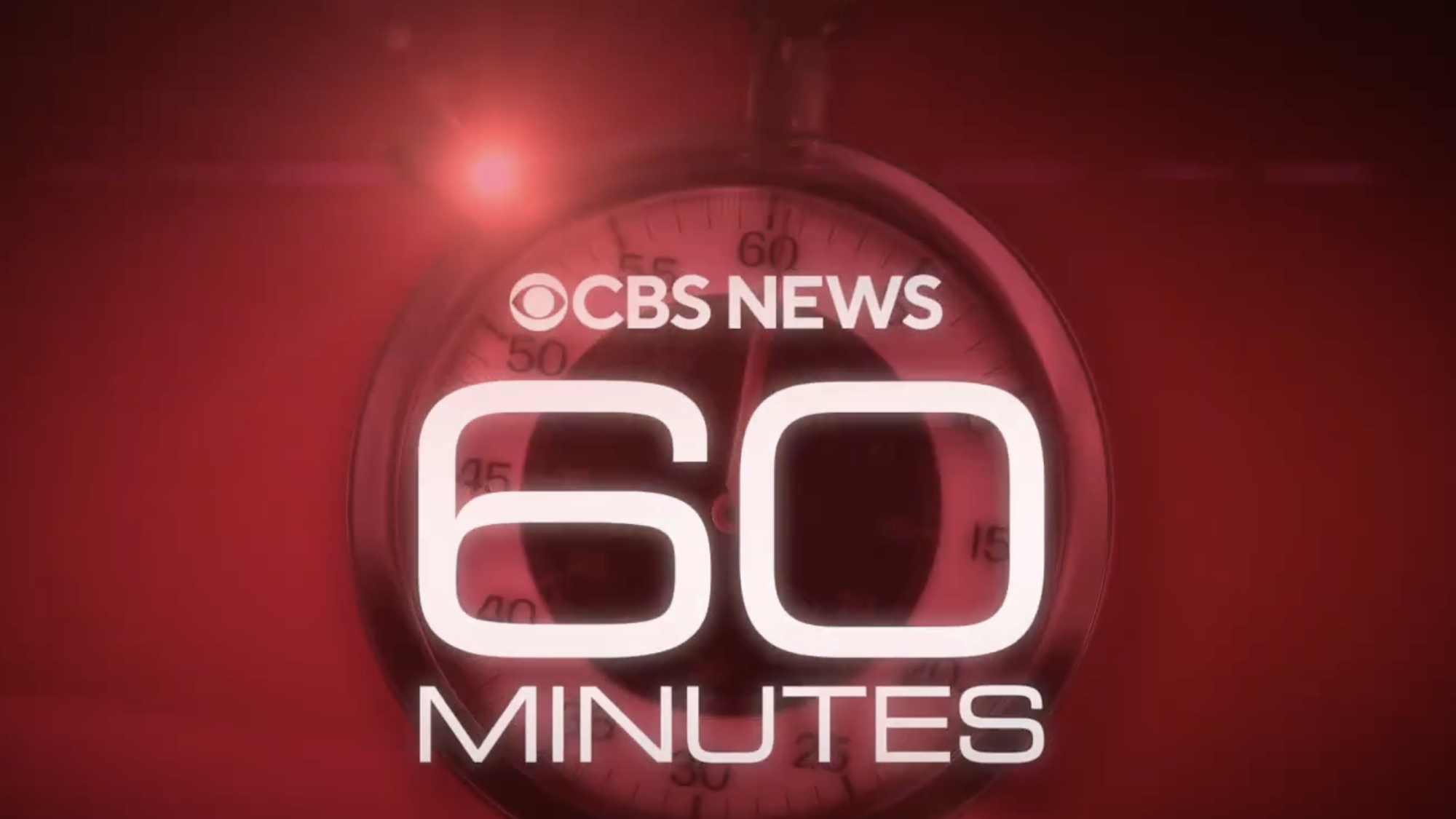 The 60 Minutes logo appears during a promo.