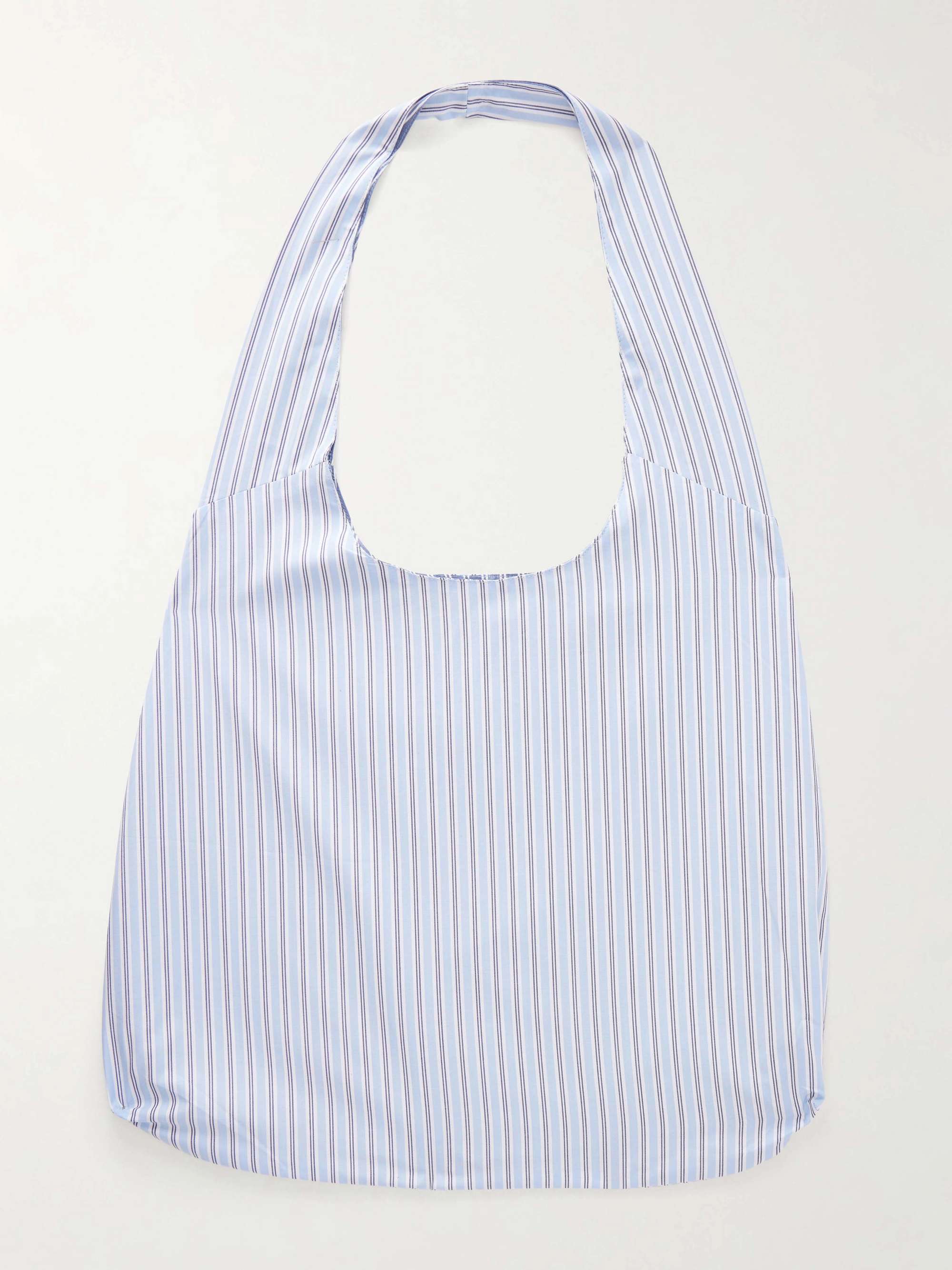 Port Striped Cotton Shoulder Bag