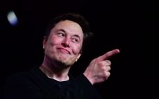 Tesla CEO Elon Musk speaks during the unveiling of the Tesla Model Y