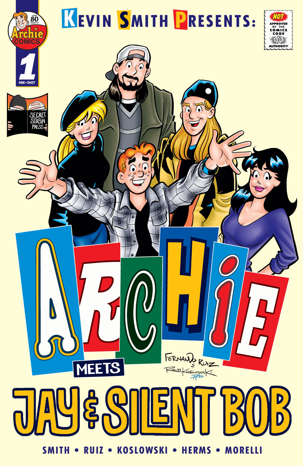 Snootch to the nooch! Mallrats director Kevin Smith is writing an Archie Comics/Jay and Silent Bob crossover