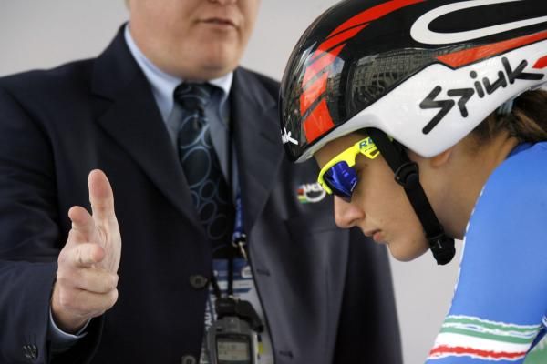 Maria Giulia Confalonieri (Italy) is ready to start her ride