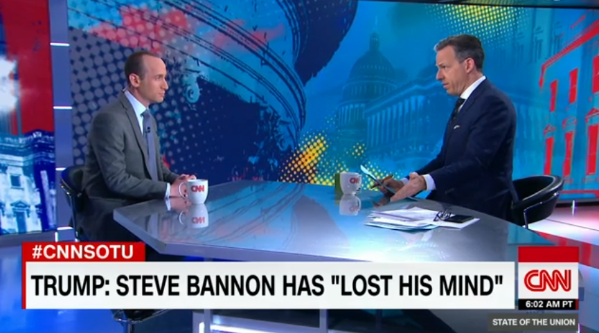 Jake Tapper and Stephen Miller on CNN&amp;#039;s State of the Union