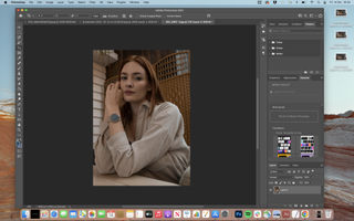 How to crop in photoshop