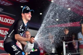 Elia Viviani (Team Sky) wins stage 2 of the 2015 Giro d'Italia