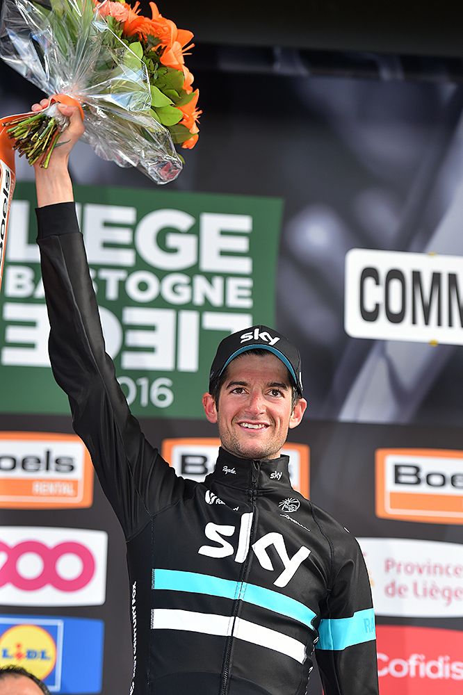 Wout Poels (Team Sky) wins Liege-Bastogne-Liege