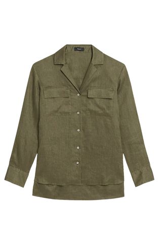 Theory Linen Utility Shirt