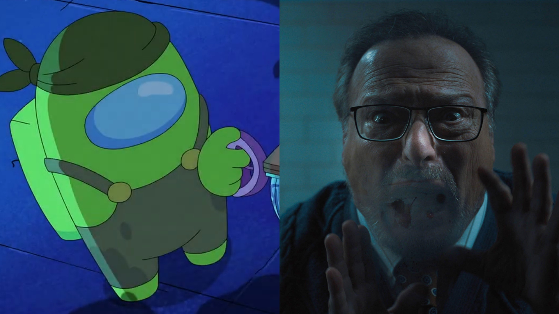 Lime in Among Us TV show, Wayne Knight in Five Nights at Freddy's 2