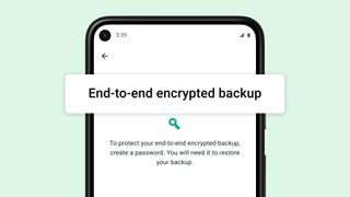 WhatsApp images with its new feature fore end-to-end encryption for backups
