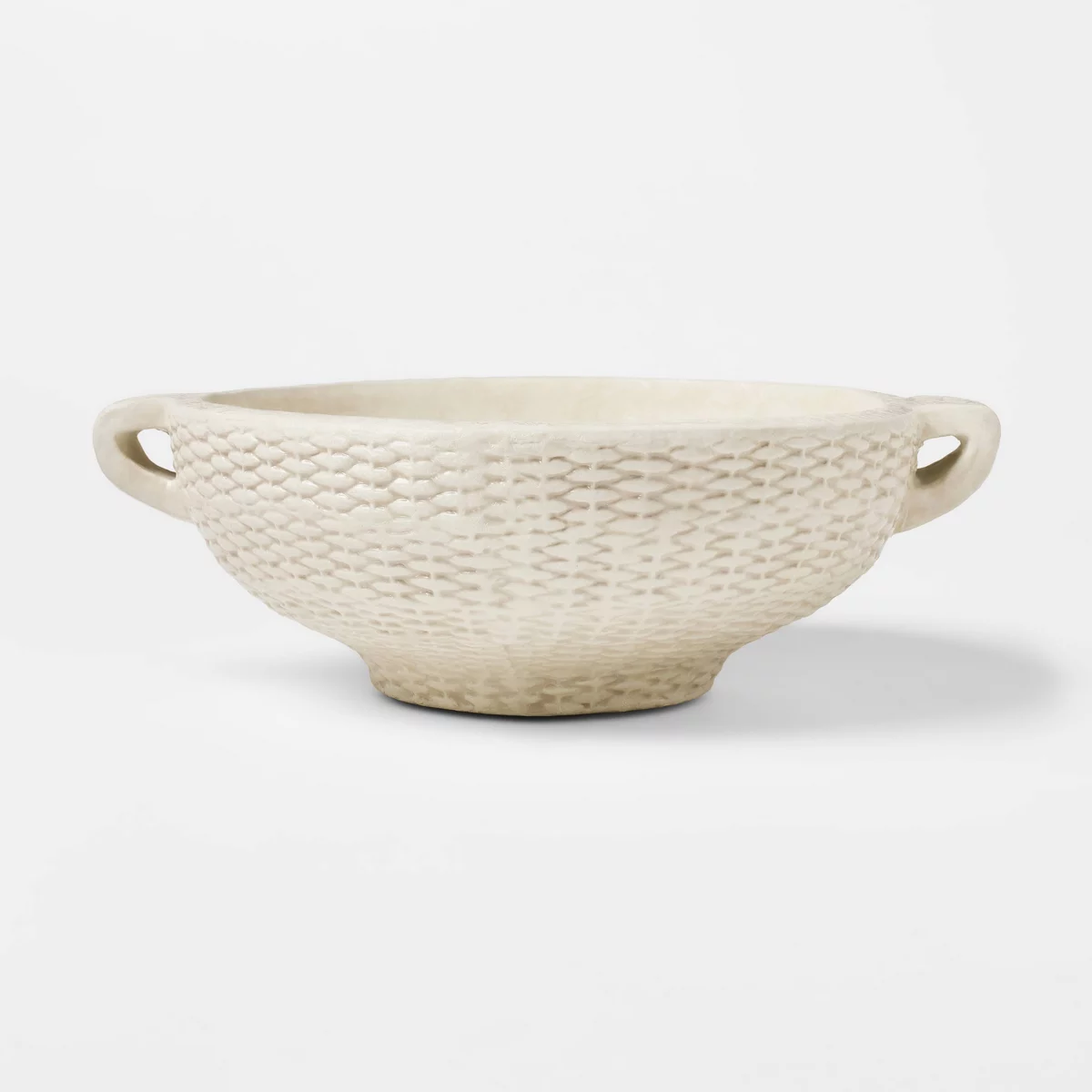 Woven Texture Ceramic Bowl Cream - Thresholdu0026#8482; Designed With Studio Mcgee