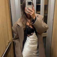 woman wearing formal winter dress 2025