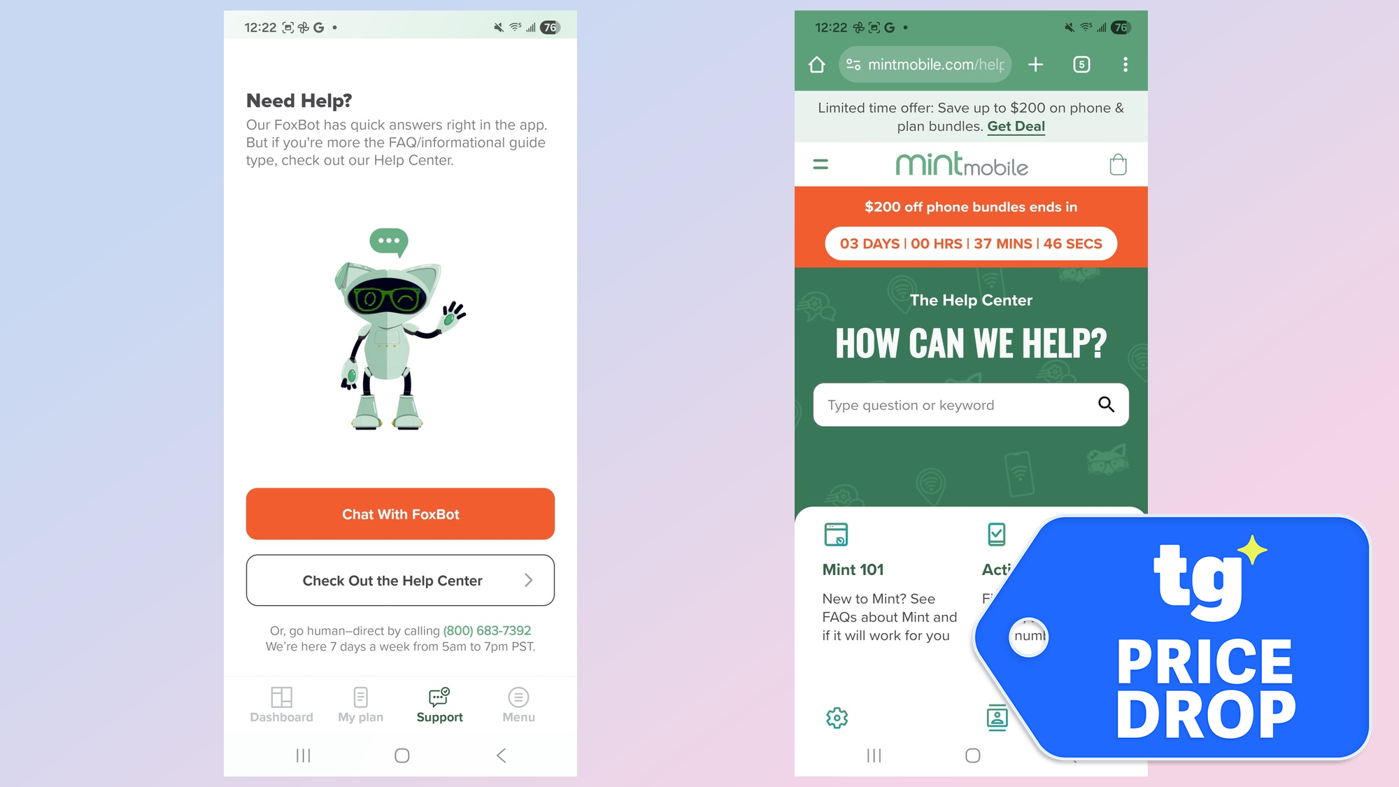 Mint Mobile screenshots