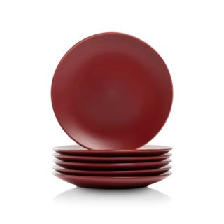 red salad plates 