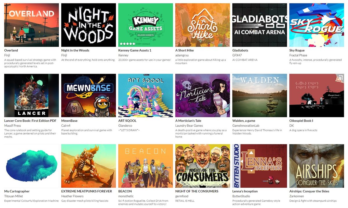 Itch.io launches huge indie games bundle to raise money for