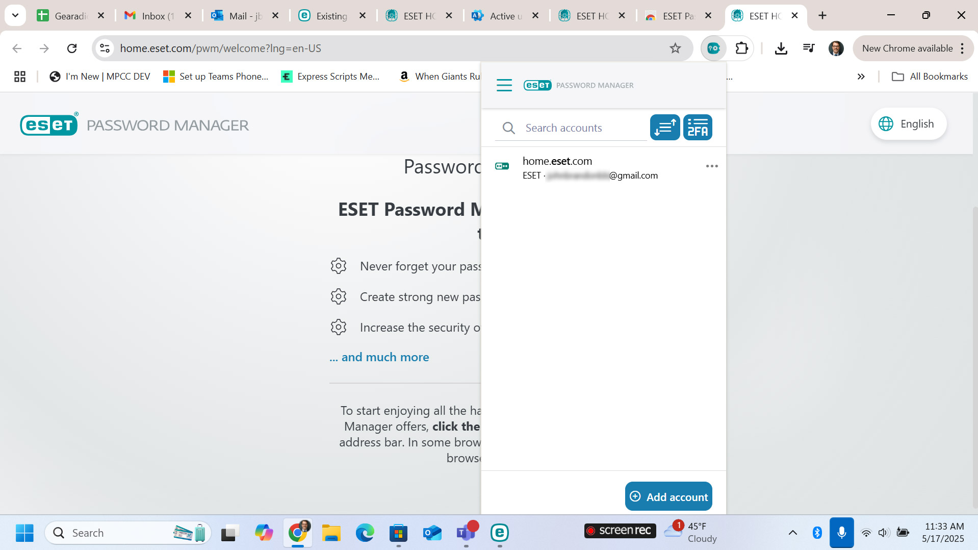 ESET Home Security screenshot