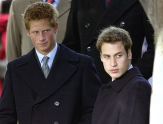 Prince William and Prince Harry attend church in Sandringham