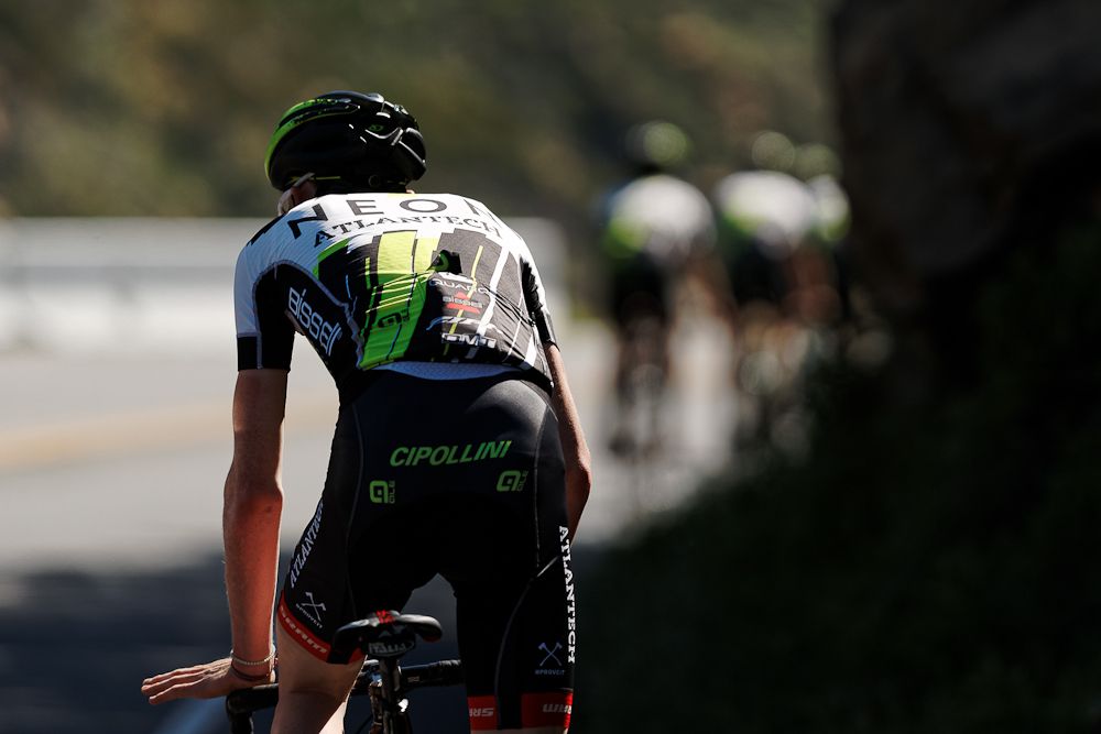 Tao Geoghegan Hart on a ride.